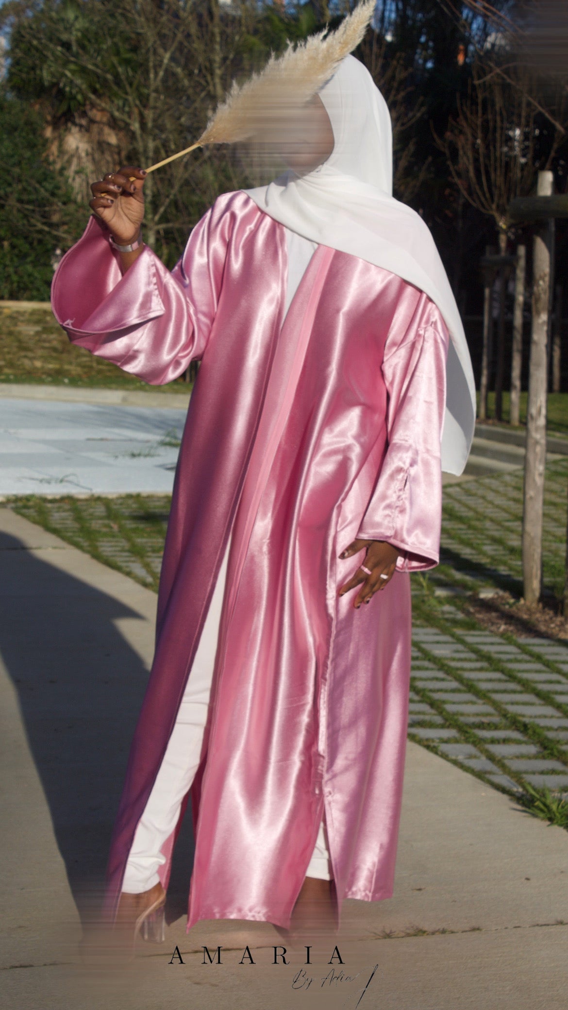 Photo du kimono Amina rose à Saint-herbblain